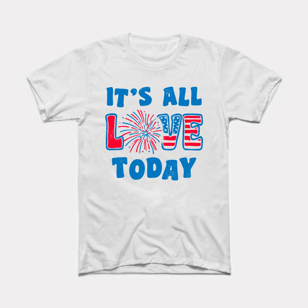 It's All Love Today - White - Full Front