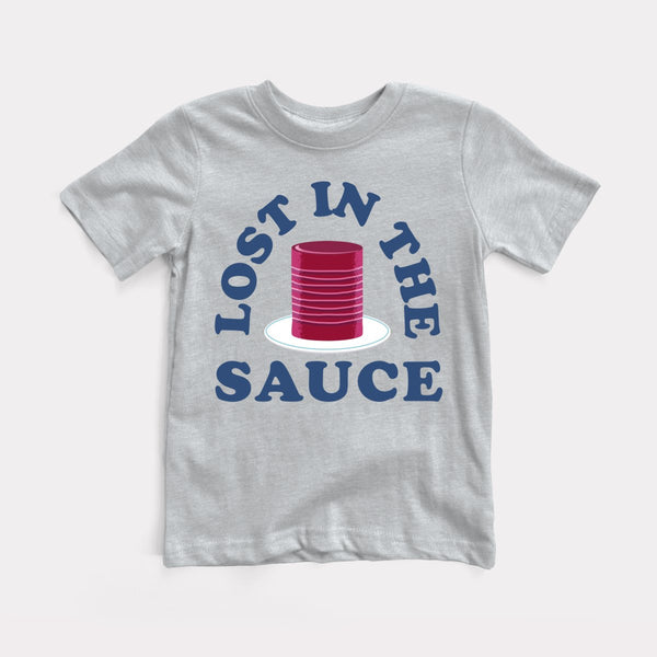 Lost In The Sauce - Athletic Heather - Full Front