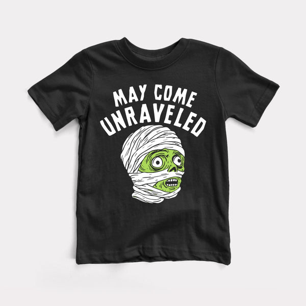 May Come Unraveled - Black - Full Front