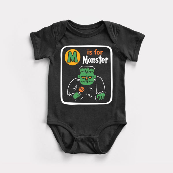 Monster Flashcard - Black - Full Front