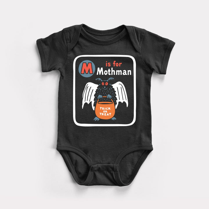 Mothman Flashcard - Baby Bodysuit