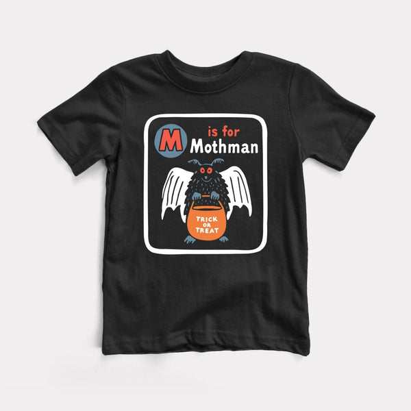 Mothman Flashcard - Black - Full Front