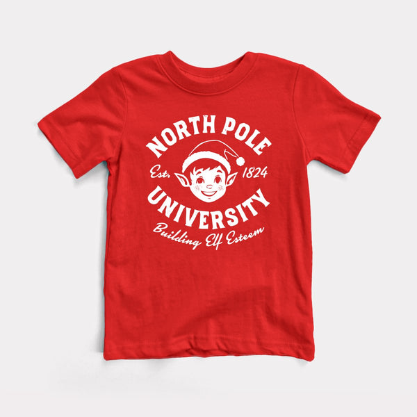 North Pole University - Red - Full Front