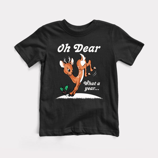 Oh Dear What A Year - Black - Full Front