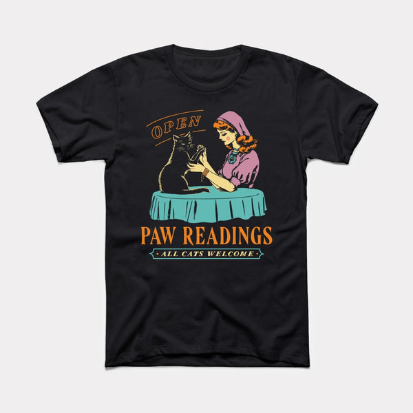 Paw Readings - Black - Full Front