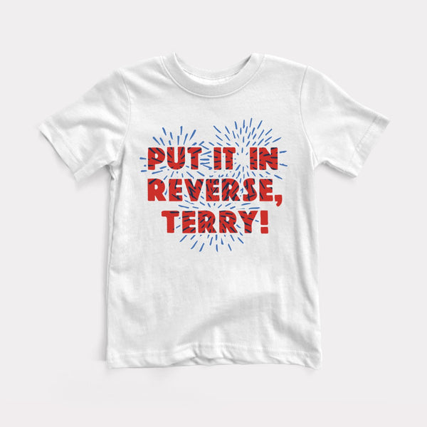 Put It In Reverse Terry - White - Full Front