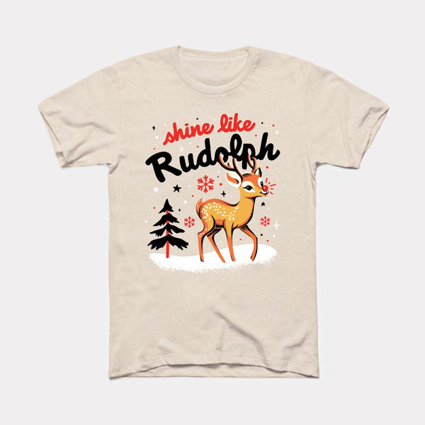 Shine Like Rudolph - Heather Dust - Full Front