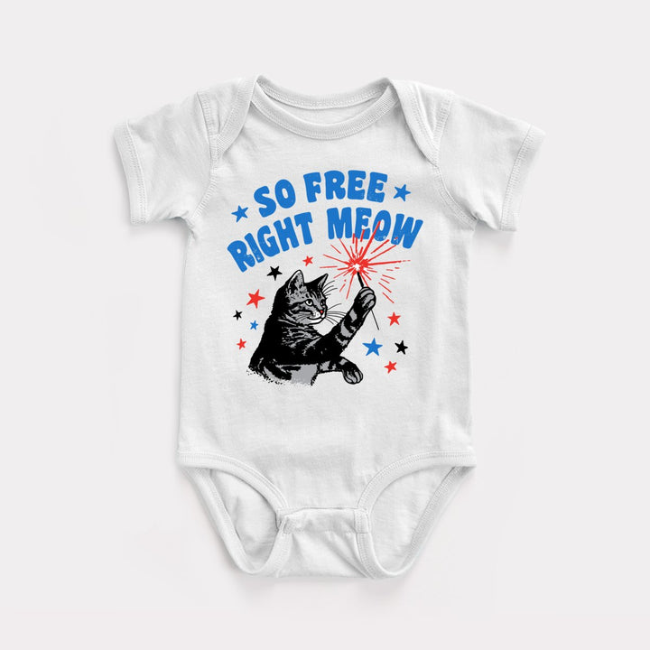 So Free Right Meow Baby Bodysuit