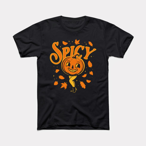 Spicy Pumpkin - Black - Full Front