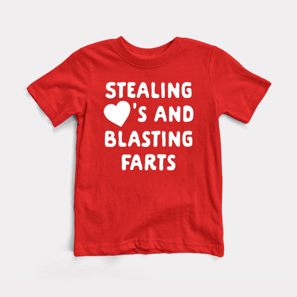 Stealing Hearts Blasting Farts - Red - Full Front