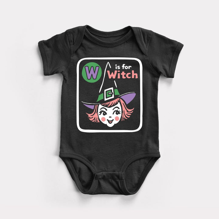 Witch Flashcard - Baby Bodysuit