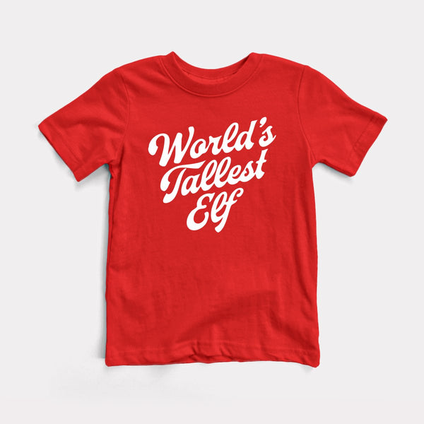World's Tallest Elf - Red - Full Front