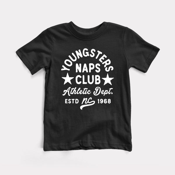 Youngsters Naps Club - Black - Full Front