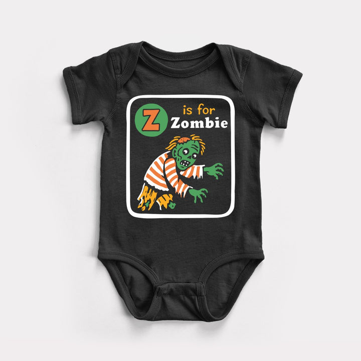 Zombie Flashcard - Baby Bodysuit