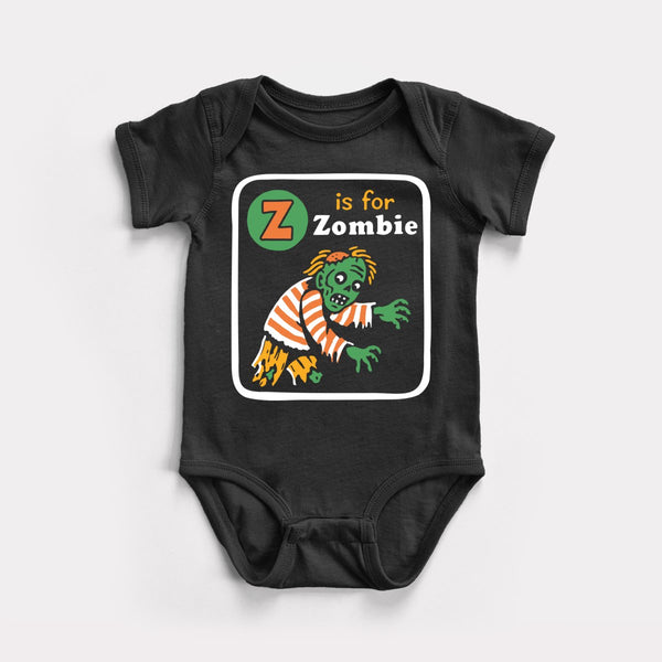 Zombie Flashcard - Black - Full Front