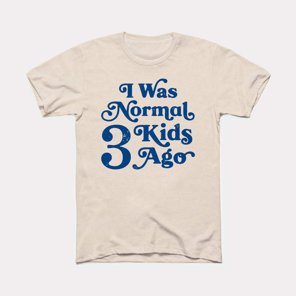 Normal 3 Kids Ago Adult Unisex Tee