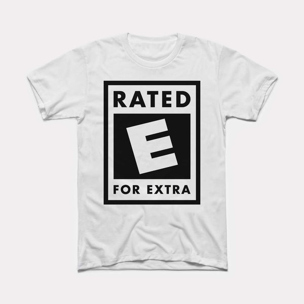 E For Extra Adult Unisex Tee