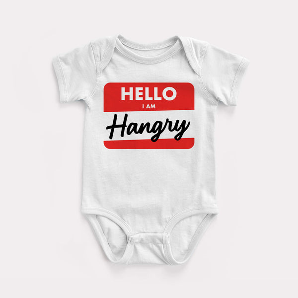 Hangry Tag Baby Bodysuit