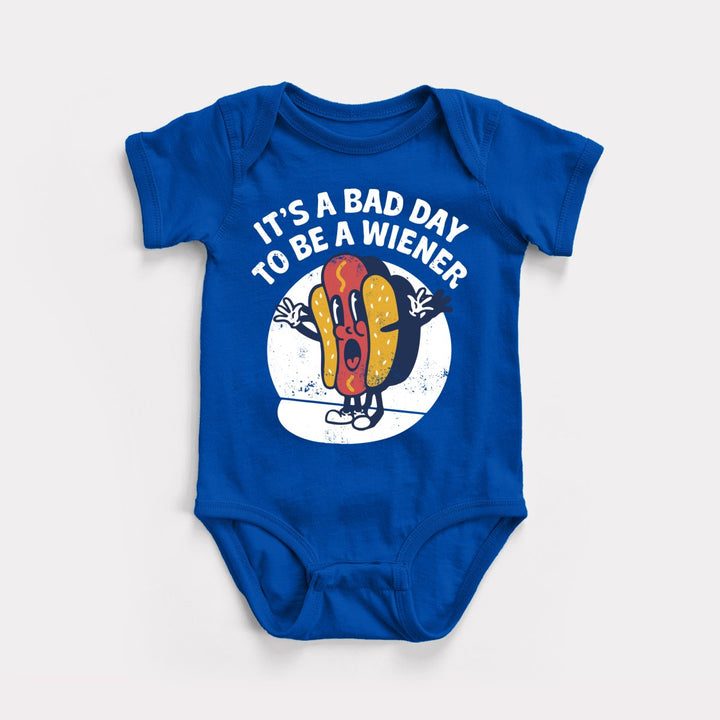 Bad Day To Be A Wiener Baby Bodysuit