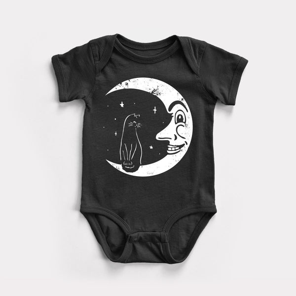 Black Cat Moon - Black - Full Front