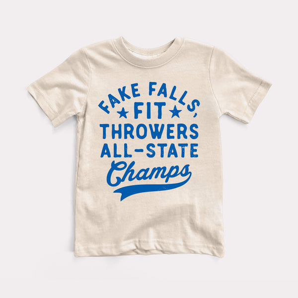 Fake Falls Fit Throwers Youth Tee