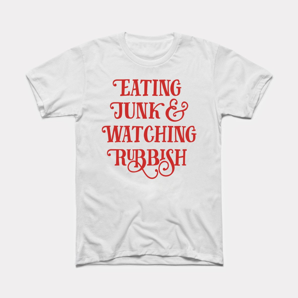 Junk Food Guide Graphic T-Shirt in Peach Dusty Peach / S Junk Food Guide Graphic T-Shirt in Peach Dusty Peach / S