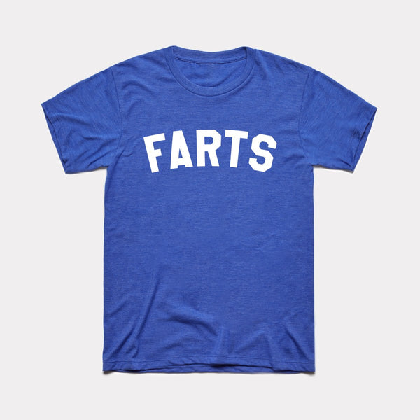 Farts - Heather True Royal - Full Front