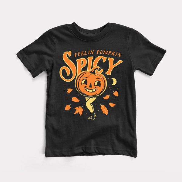 Feelin' Pumpkin Spicy - Black - Full Front