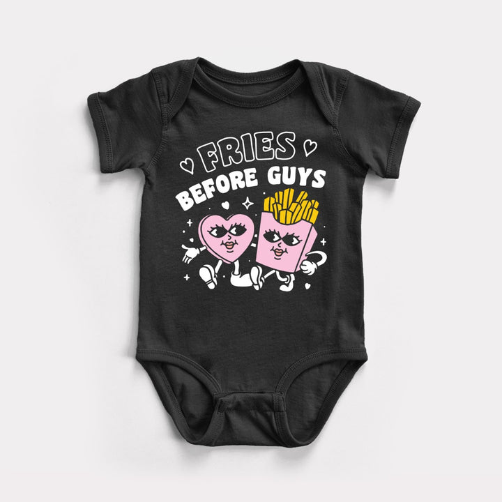 Fries Before Guys Baby Bodysuit