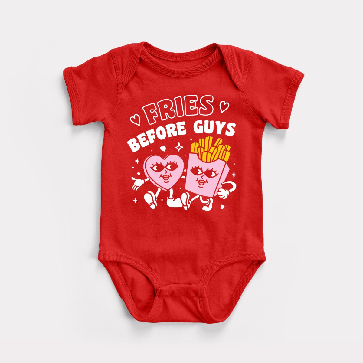Fries Before Guys Baby Bodysuit – BabyDoopy - Main Image