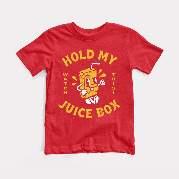 Hold My Juice Box - Heather Red - Full Front