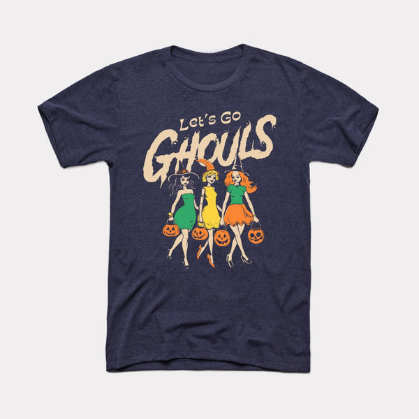 Let's Go Ghouls - Heather Midnight Navy - Full Front