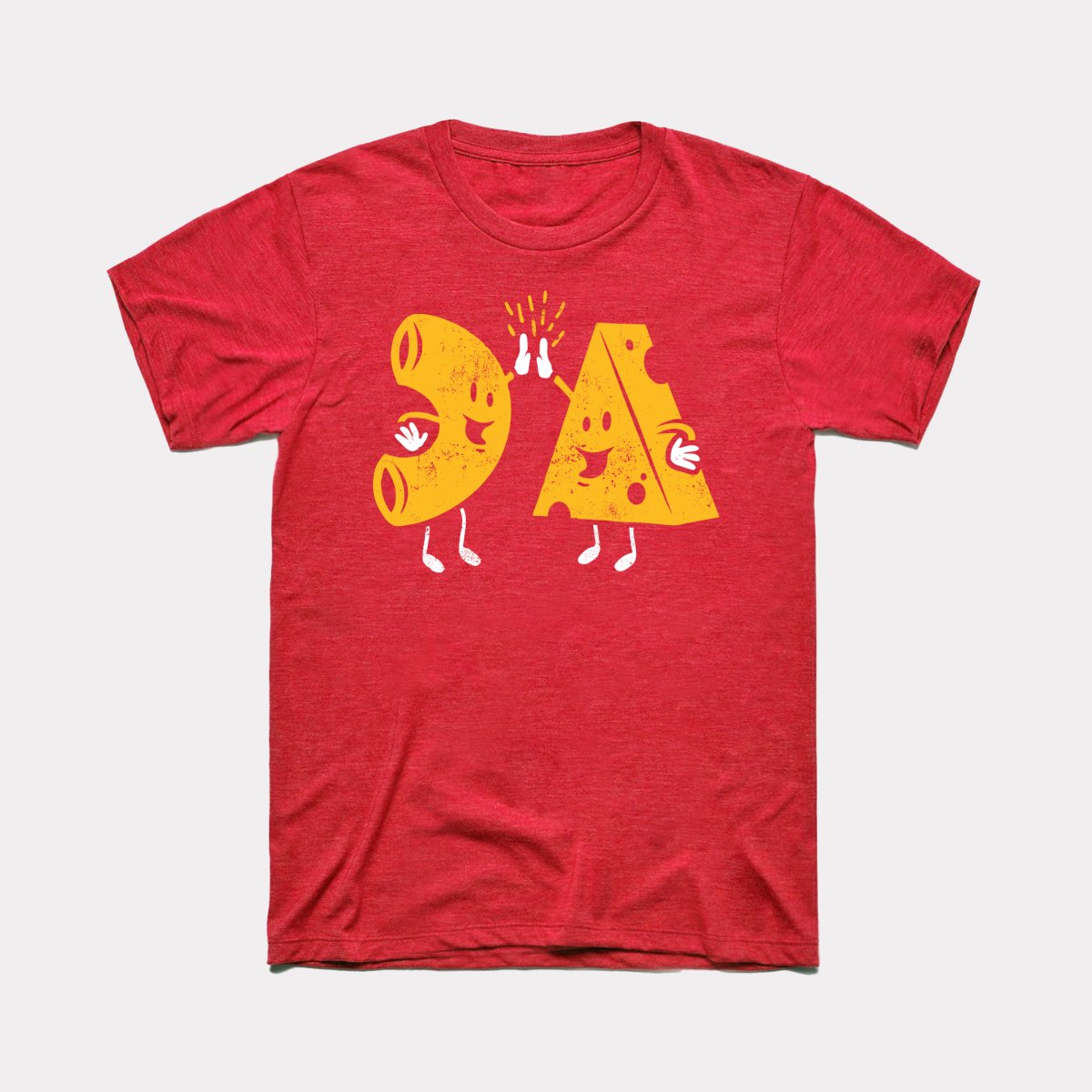 Mac And Cheese High Five Adult Unisex Tee – BabyDoopy