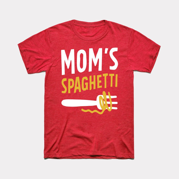 Mom's Spaghetti - Heather Red - Full Front