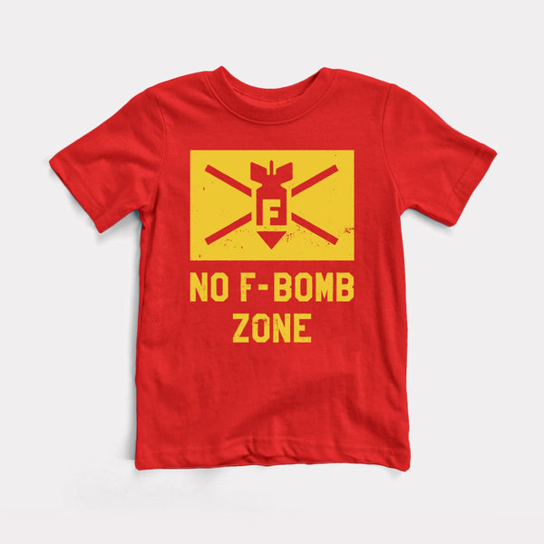 No F-Bomb Zone - Red - Full Front