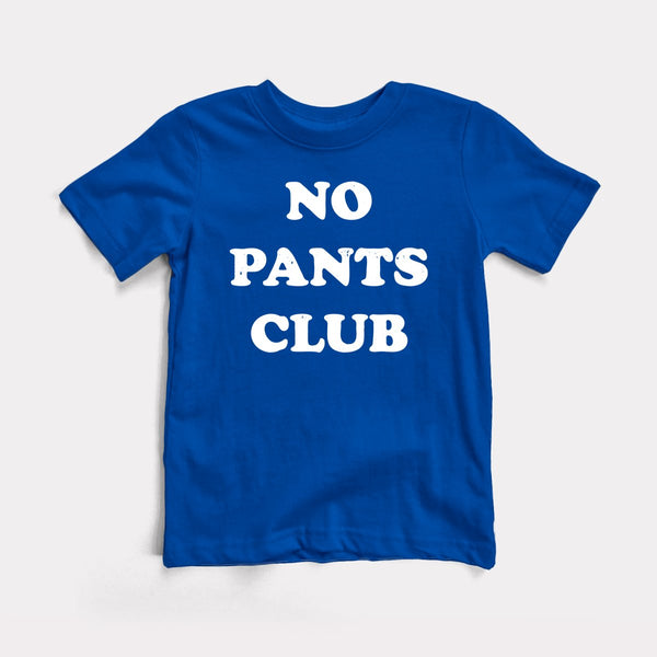 No Pants Club - True Royal - Full Front