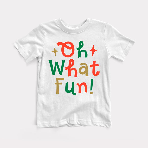 Oh What Fun - White - Full Front