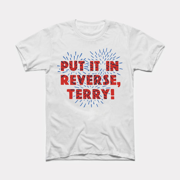 Put It In Reverse Terry - White - Full Front