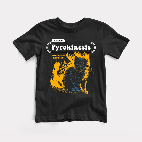 Pyrokinesis For Kitties - Black - Full Front