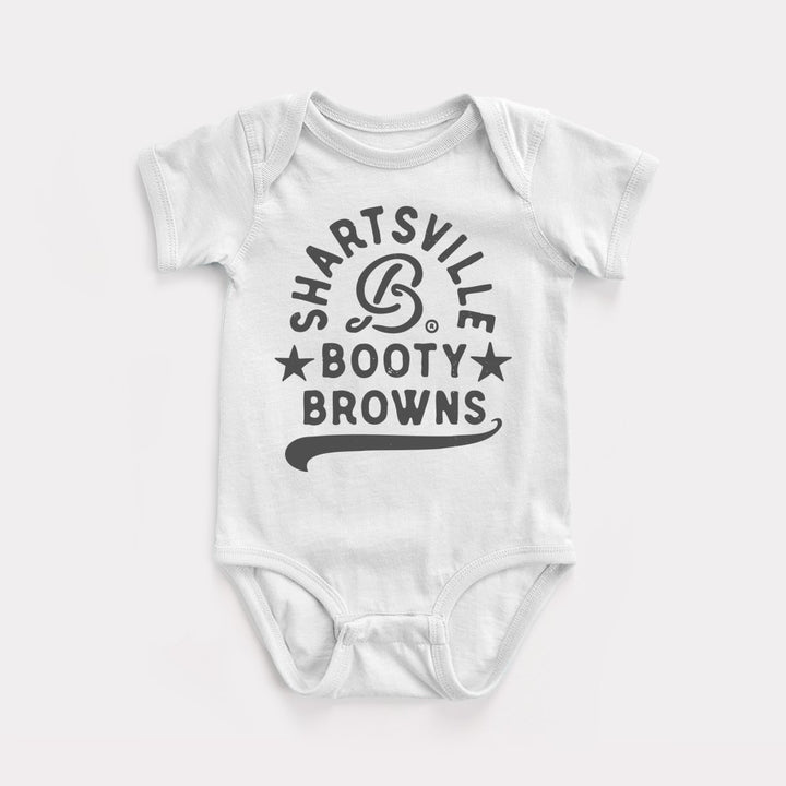 Shartsville Booty Browns Baby Bodysuit