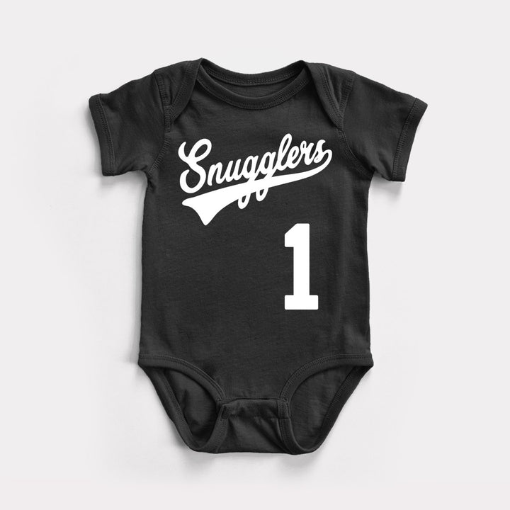 Snugglers Script Baby Bodysuit