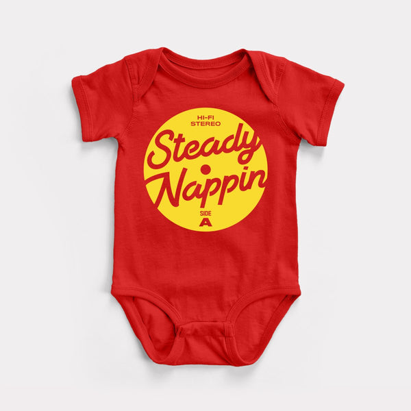Steady Nappin - Red - Full Front