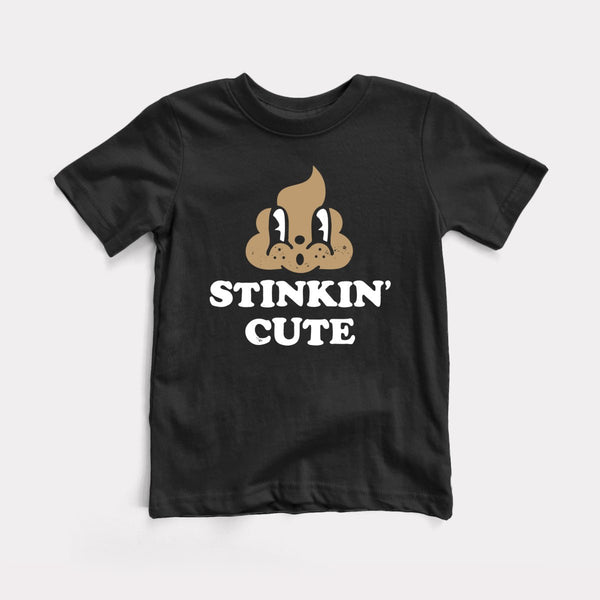 Stinkin' Cute - Black - Full Front