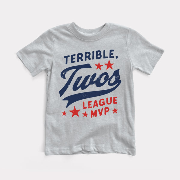 Terrible Twos - Athletic Heather - Full Front