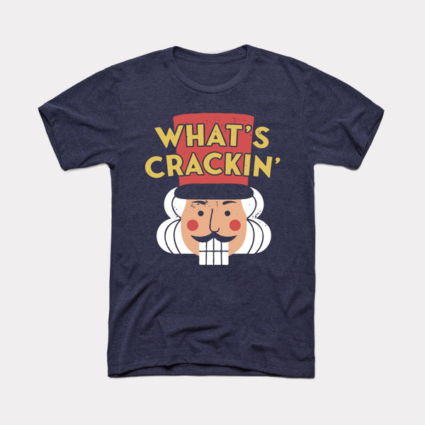 What's Crackin' - Heather Midnight Navy - Full Front