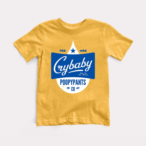 Crybaby Poopypants Toddler Tee